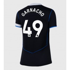 Chelsea Alejandro Garnacho #49 Tredjedrakt Kvinner 2025-26 Kortermet